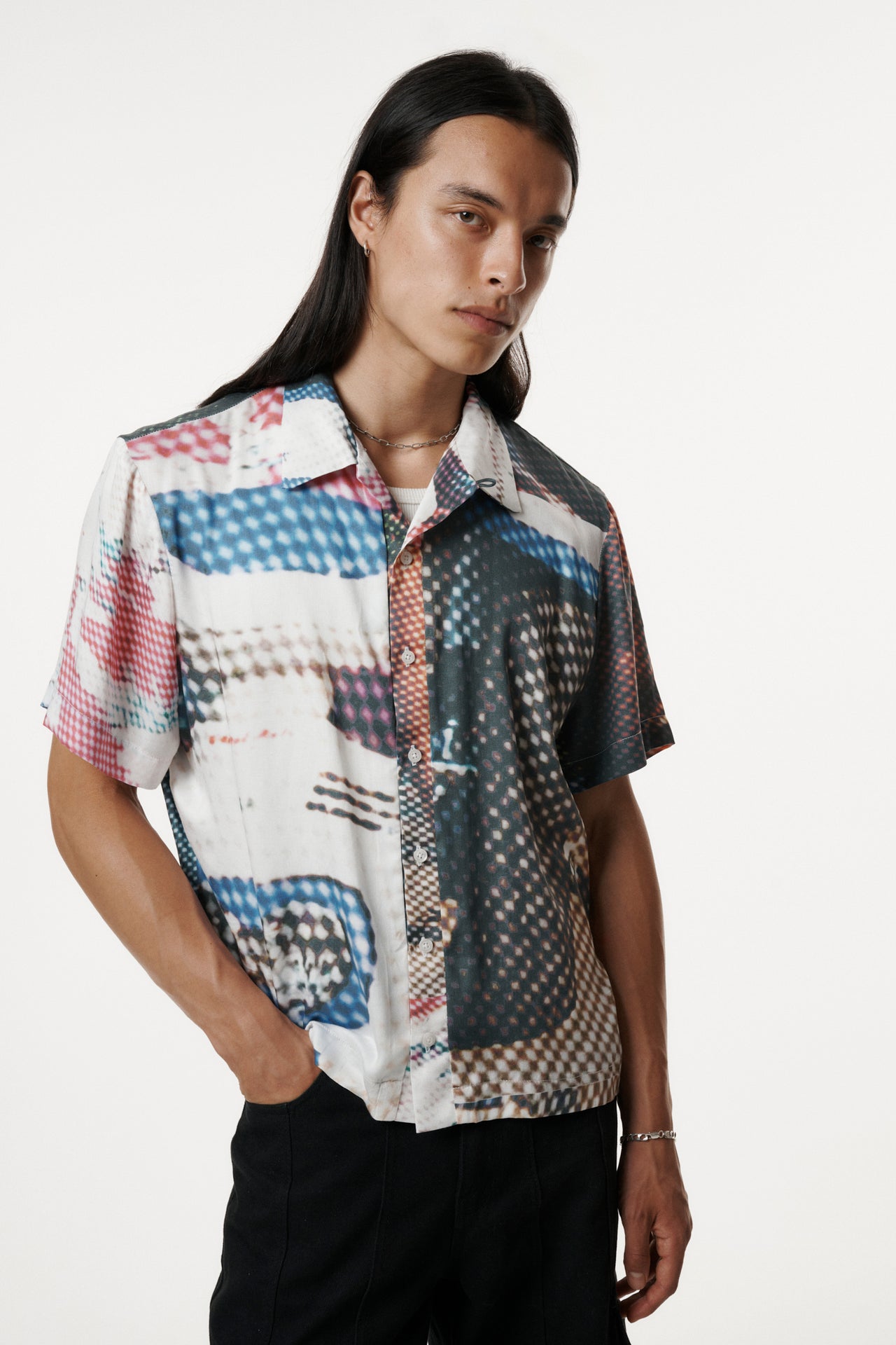 PAVAROTTI BUTTON DOWN SUMMER SHIRT