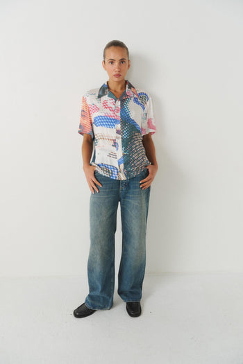 PAVAROTTI BUTTON DOWN SUMMER SHIRT