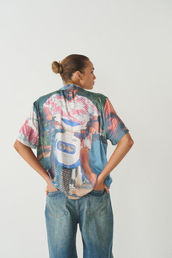 PAVAROTTI BUTTON DOWN SUMMER SHIRT