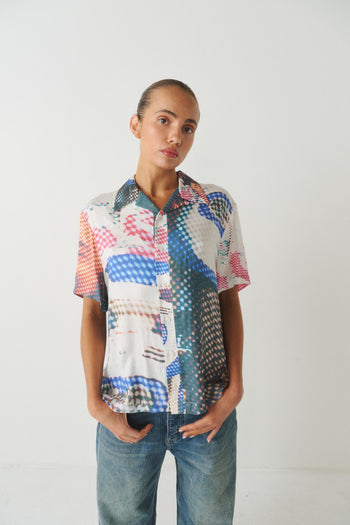 PAVAROTTI BUTTON DOWN SUMMER SHIRT