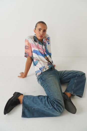 PAVAROTTI BUTTON DOWN SUMMER SHIRT