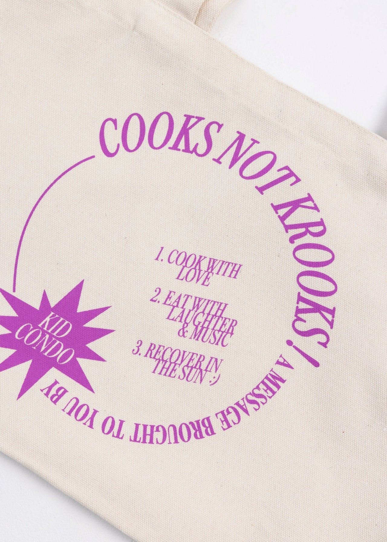 COOKS NOT KROOKS TOTE